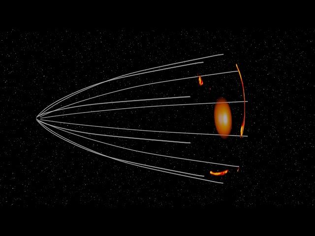 How astronomers can study dark matter in the Universe by using galaxies as a lens