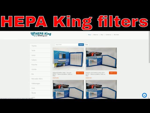 Hepa King Cabin Air Filters