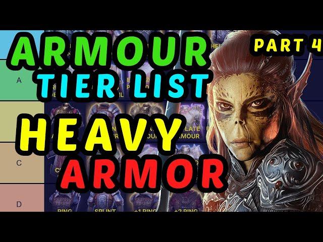 BG3'S STRONGEST ARMOR - Heavy Armor Tier List - Honour Mode Guide - Part 4