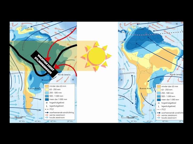 De Geo bovenbouw havo (5e editie) Brazilië §1.3 Klimaten in Brazilië