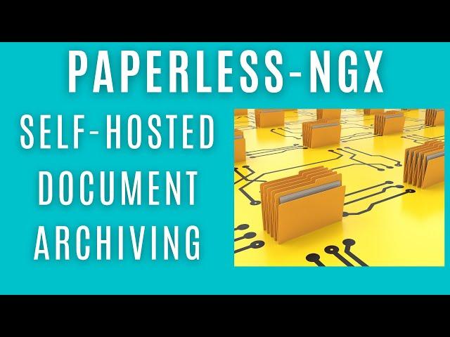 Paperless-ngx is a privacy respecting open-source self-hosted document management solution