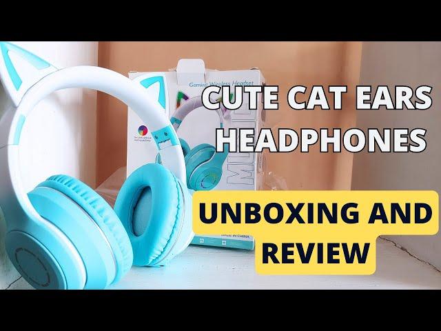 Cute Cat Ears Headphones Unboxing | Adorable & Fun Audio Gear!