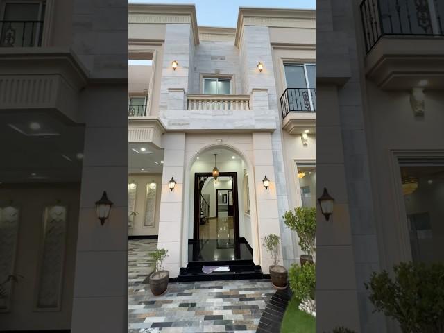 Elegant front elevation | 1 kanal house for sale in DHA Lahore U B #houseforsale #luxurylifestyle