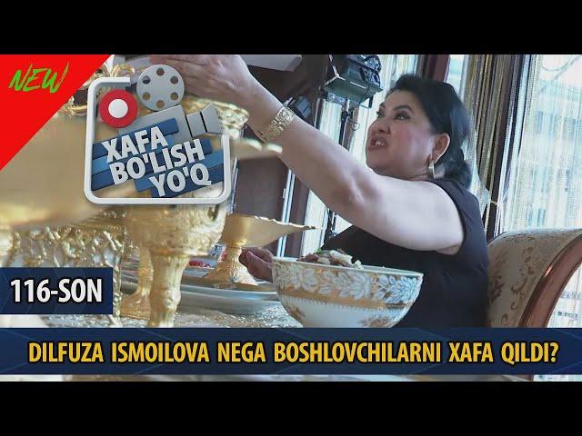 XAFA BO'LISH YO'Q | DILFUZA ISMOILOVA NEGA UYIDAN BOSHLOVCHILARNI SO'KIB XAYDAB YUBORDI