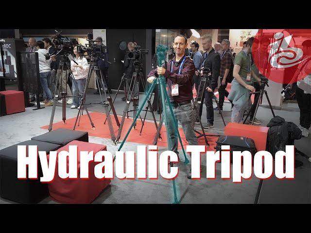 SmallRig x Potato Jet Tribex Hydraulic Carbon Fiber Tripod Hands On (IBC 2024)