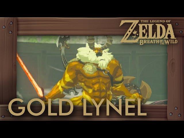 Zelda Breath of the Wild - Gold Lynel Battle (Hardest Enemy)