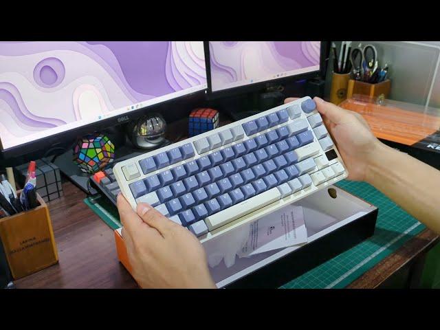 Royal Kludge RK M75 Unboxing | in Mizo | MECKEYS  | Wireless Mechanical Keyboard | APR 2024