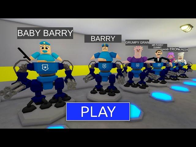 New Obby! ROBOT BARRY PRISON RUN! Full Game Walkthrough (#Roblox)