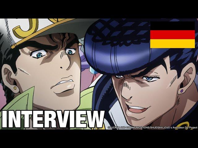 JoJo Part 4 - Interview mit deutschem Josuke und Synchronregisseur