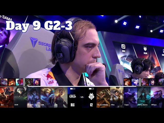 G2 vs BLG - Game 3 | Day 9 LoL Worlds 2024 Swiss Stage | G2 Esports vs Bilibili Gaming G3 full