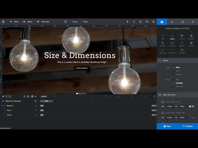 How To Change Sizes And Dimensions In Revolution Slider 6 WordPress Plugin