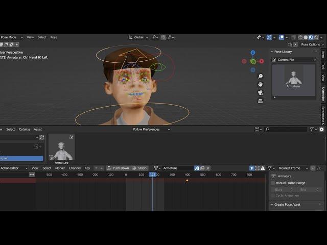 BLENDER 3.6 Нужна ли библиотека поз