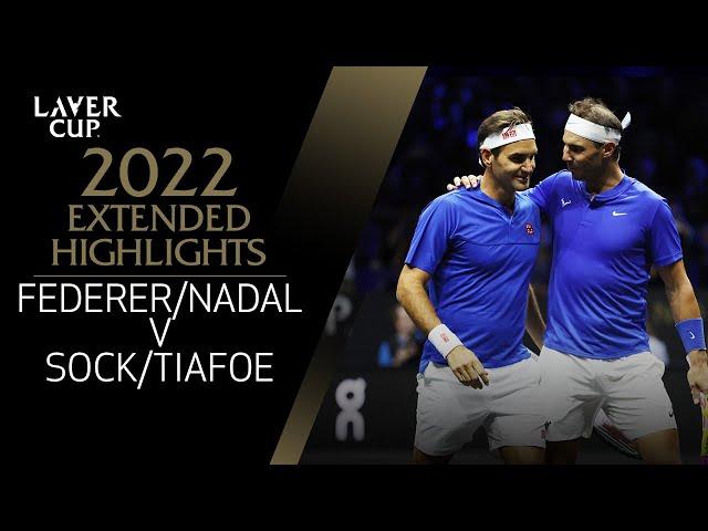 Federer/Nadal v Sock/Tiafoe Extended Highlights | Laver Cup 2022 Match 4