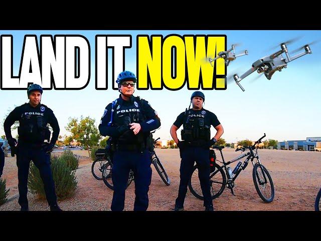 Police Detain Drone Pilot For Filming Protest