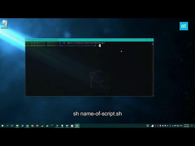 How to run a Shell script on Windows 10