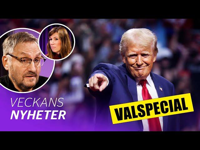 Bär pk-medier skuld när svenskar chockas över Trumpvinsten? | Veckans nyheter valspecial