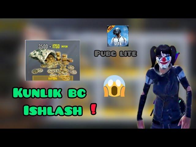 KUNLIK BC ISHLASH  PUBG LITE  TEKINGA BC OLISH...