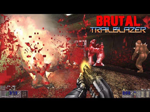 Brutal Trailblazer Showcase - Maps of Chaos TERROR EDITION: MAP03 | 4K/60