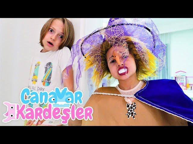 Eğlenceli video. Canavar Kardeşler. Selin Arseny'i korkutmaya çalışıyor