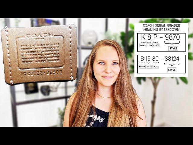 Coach Serial Number Guide | Coach Bag Number Meaning | Coach Authenticity Check Style Number