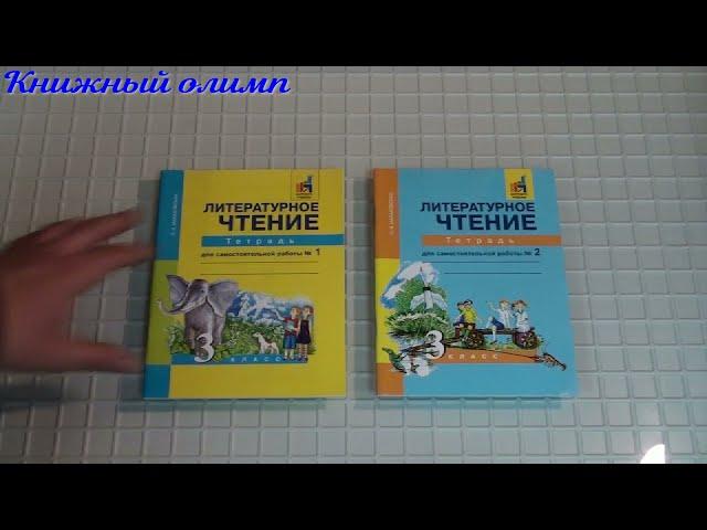 Рабочие тетради. Литературное чтение по программе Перспективная начальная школа ПНШ 3 класс