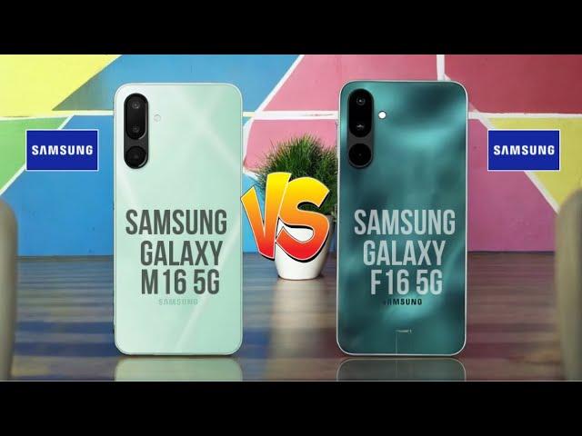 Samsung Galaxy M16 5G vs Samsung Galaxy F16 5G