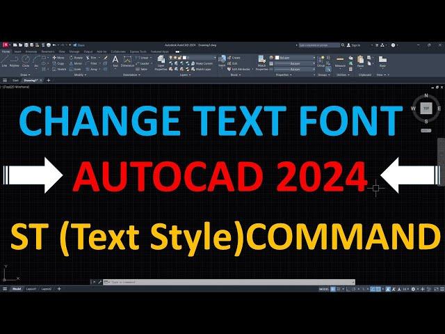 How to Change Text Font in AutoCAD 2024