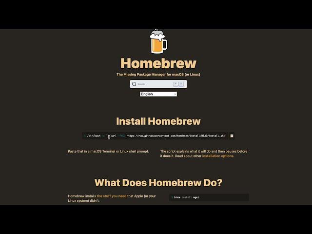 Installing MongoDB  Using HomeBrew