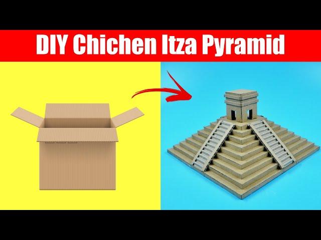 DIY Chichen Itza Pyramid | How to Make Chichen Itza Pyramid