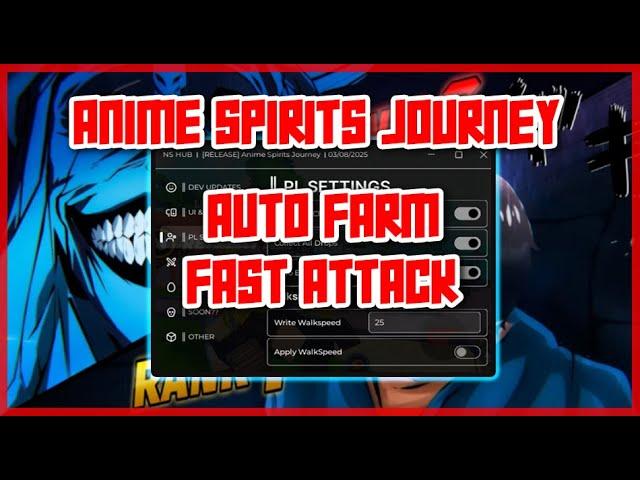 Anime Spirits Journey Script Hack • Fast Attack • Auto Farm And More [Roblox]