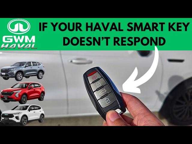 Haval Tutorial - How to Get in & Start Engine if Vehicle / Car Key Won't Work