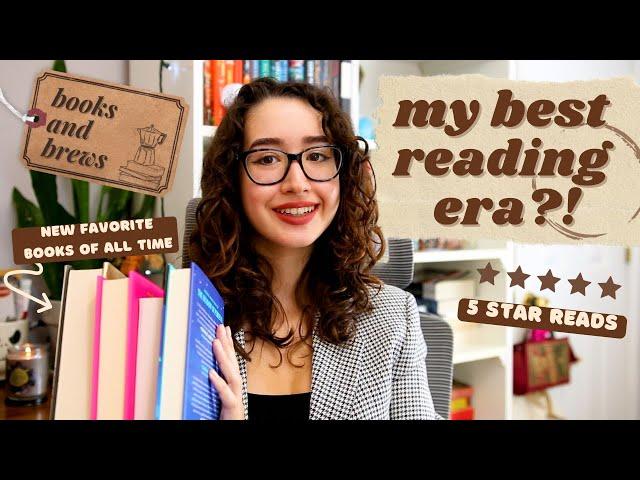 I Read Five 5-Star Books IN A ROW | Books & Brews #12