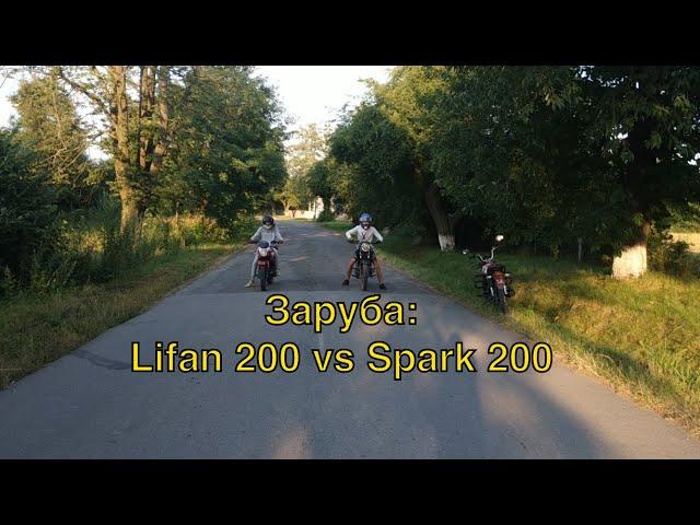 Мото гонка. Lifan CitiR 200 (2021) VS Spark sp200r-27 (2019)