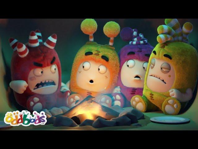 Campfire Spooky Stories | Oddbods Cartoons | Funny Cartoons For Kids