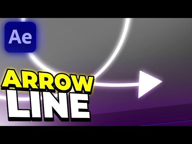 How to Create a Line with Arrow Animation in After Effects