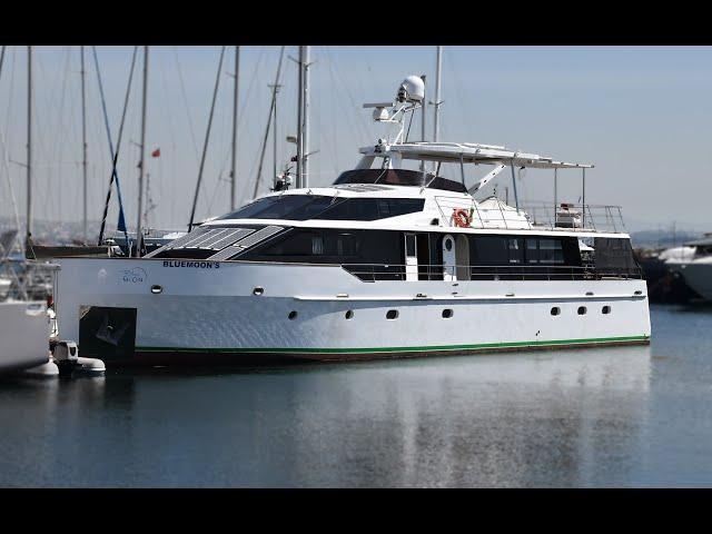 24 m TRAWLER ELECTRICALLY POWERED Steel Hull Yacht for Sale Full Walkthrough