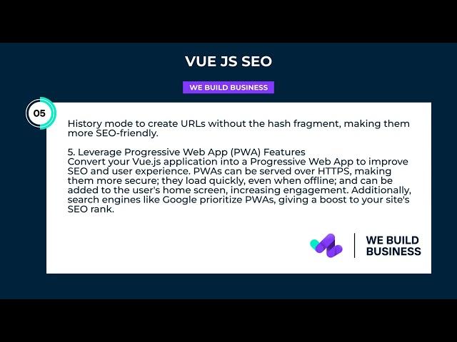 Vue Js Seo | SEO | We Build Business