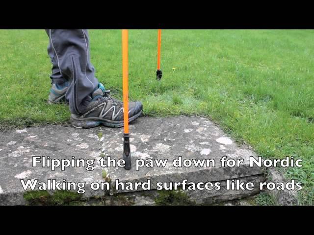 How to use Exel Nordic Walking Poles All Terrain Tip