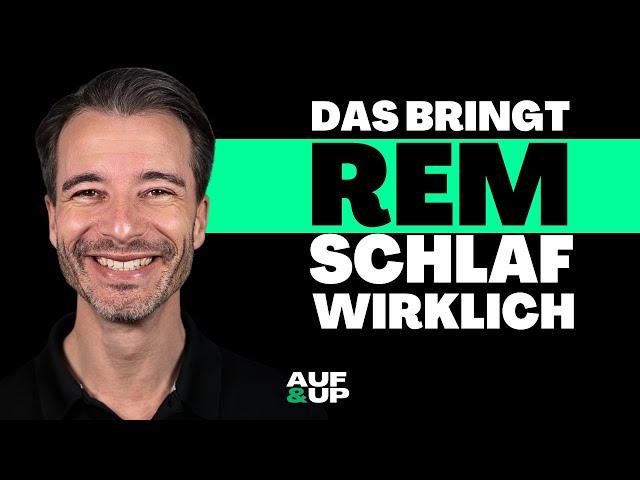 REM-Schlaf - die erstaunliche Wirkung auf Gehirn und mentale Gesundheit | AUF & UP #021