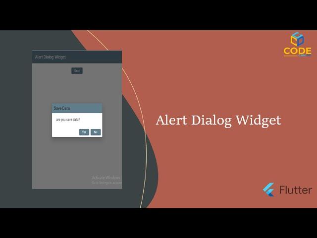 Flutter custom Alert Dialog Tutorial | Flutter Tutorial | 24.2