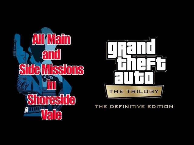 GTA 3 DE | Full Walkthrough | All Main and Side Missions | Shoreside Vale | 2K