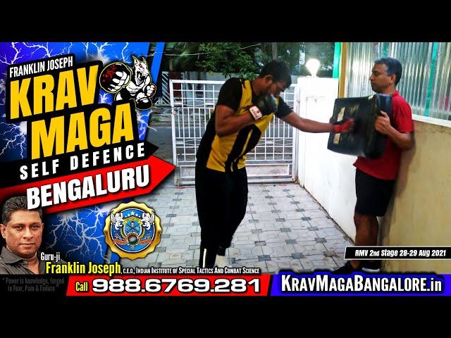 Franklin Joseph Krav Maga Bengaluru Self Defense ~ Non-Stop Tactical Punch on Bag A123 #KravMaga