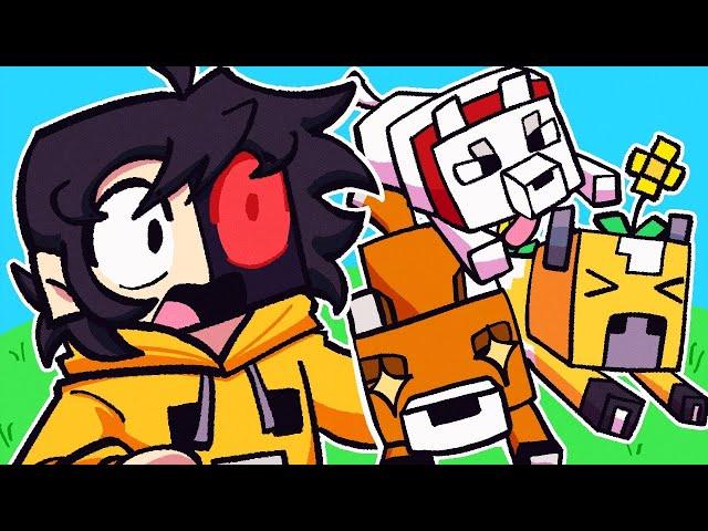 Minecraft But My FRIENDS are ANIMALS!