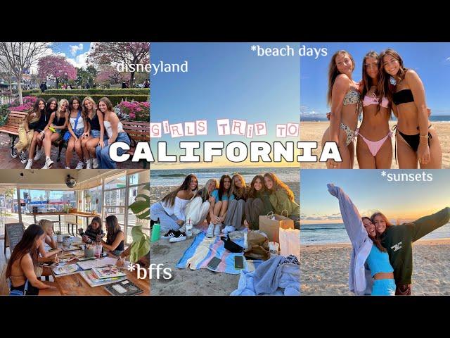 CALIFORNIA GIRLS TRIP VLOG! disneyland, beach, sunsets, good food + more️