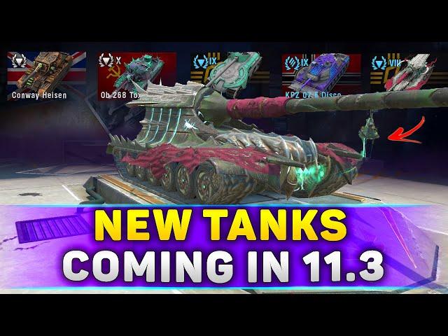 Hidden Tanks In 11.3 | WoT Blitz