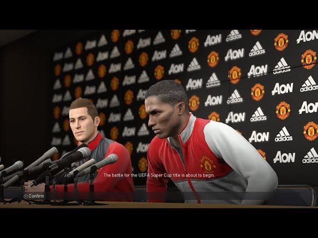 PES 2018 - Manchester United Press Conference Room