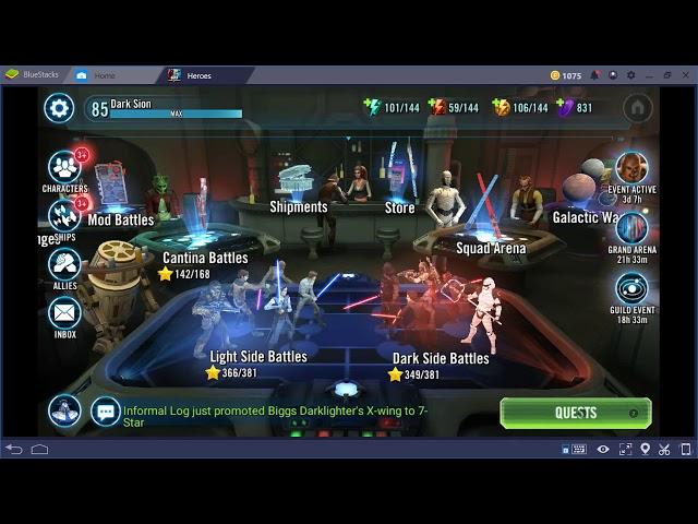 Star Wars: Galaxy of Heroes Mobile game