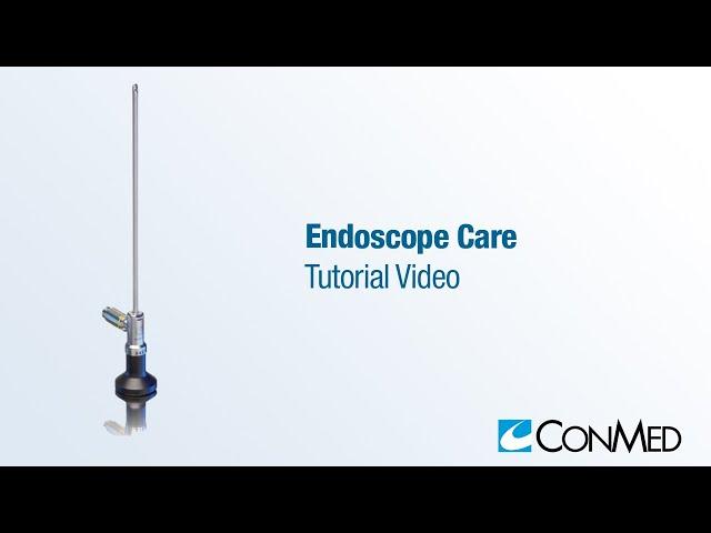 Proper Endoscope Care - CONMED Tutorial