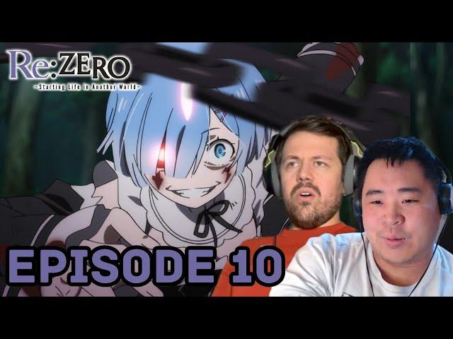 Re:Zero Season 1 Episode 10 Reaction! | FANATICAL METHODS LIKE A DEMON!