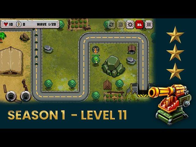 Battle Strategy: Tower Defense - Season 1 Level 11 Walkthrough